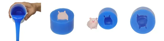 Silicone líquido de moldagem fácil RTV-2 para moldagem artesanal de velas Silicone de grau alimentício