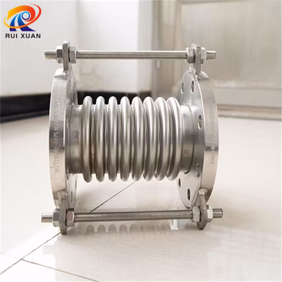 Expansão de tubo de fole compensador flexível axial ondulado de aço inoxidável